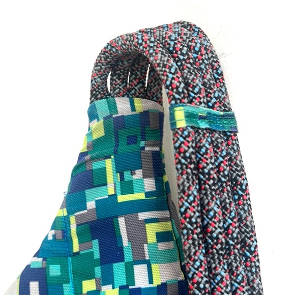 Kavu Geometric Rope Sling Nylon Block Print Backpack Crossbody Backpack EUC - Picture 9 of 13